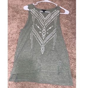 Army Green tank top